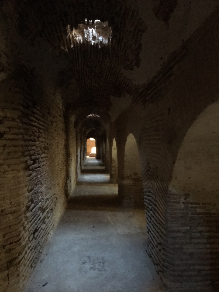 Galerías del Foso del Castillo de la Mota. Medina del Campo. Valladolid. Castilla y León.&nbsp;7.4.2017