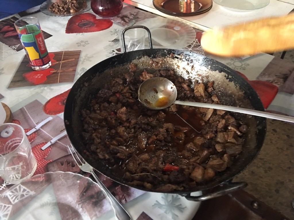 Almuerzo de Matanza. Aranda de Duero. Burgos.&nbsp;26.11.2017
