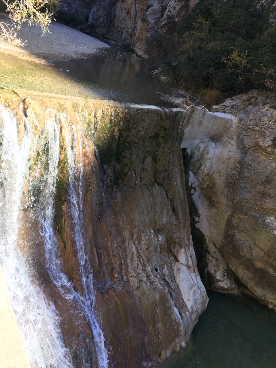 Pasarela del Vero. Alquézar, Huesca, Aragón.&nbsp;4.12.2017