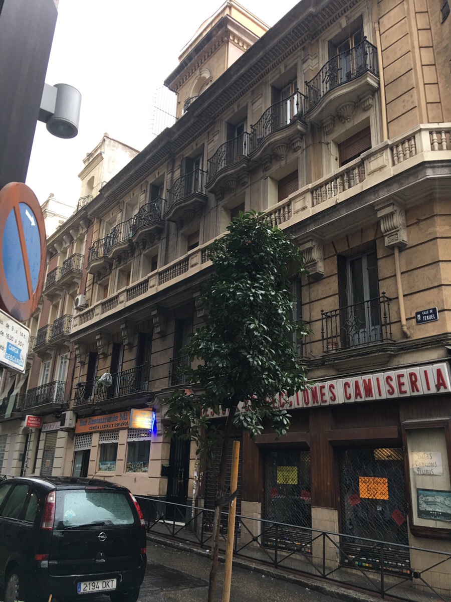 Alvarado, Madrid. Lloviendo.&nbsp;13.1.2018