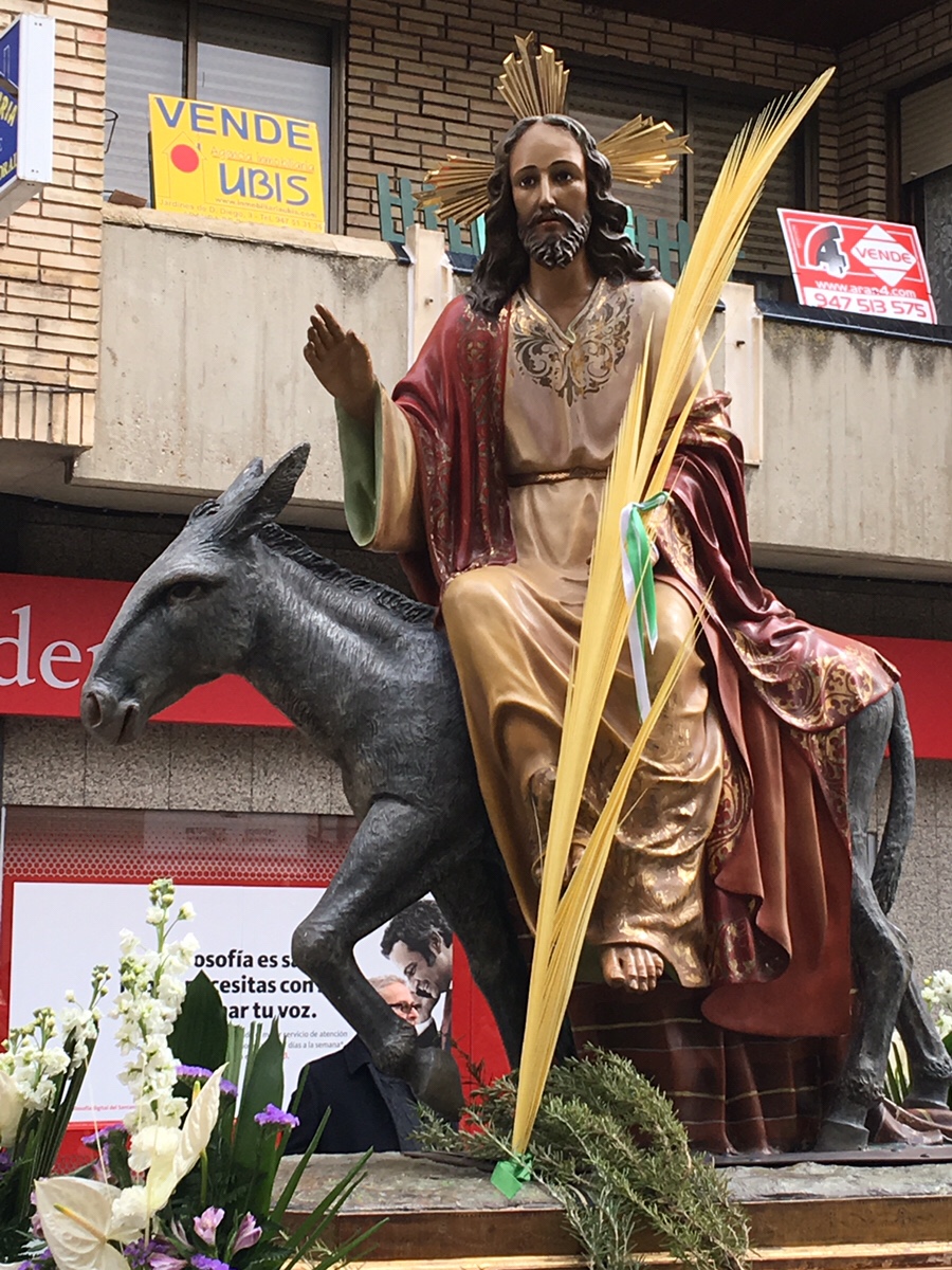 Procesión del Domingo de Ramos o ‘La Borriquilla’. Aranda de Duero, Burgos.&nbsp;25.3.2018