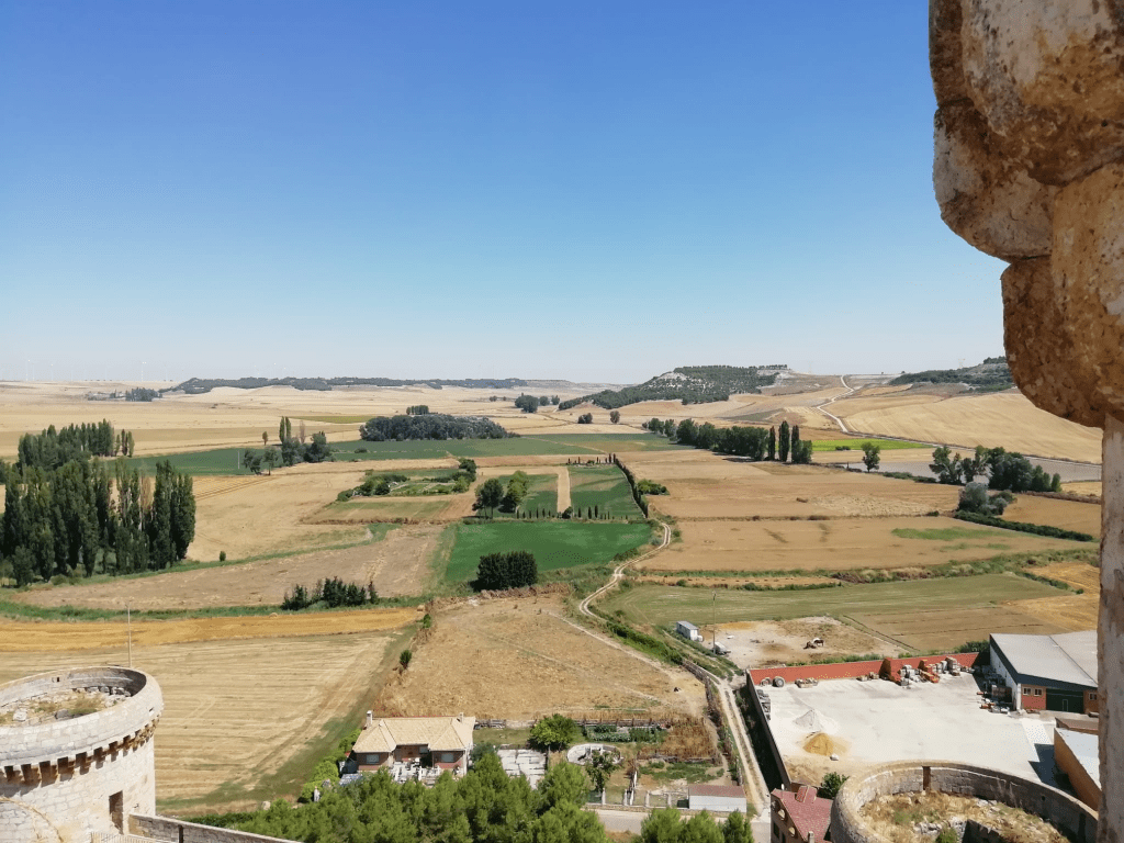 Torrelobatón vista desde el Castillo. Valladolid. Castilla y León.&nbsp;07.2020