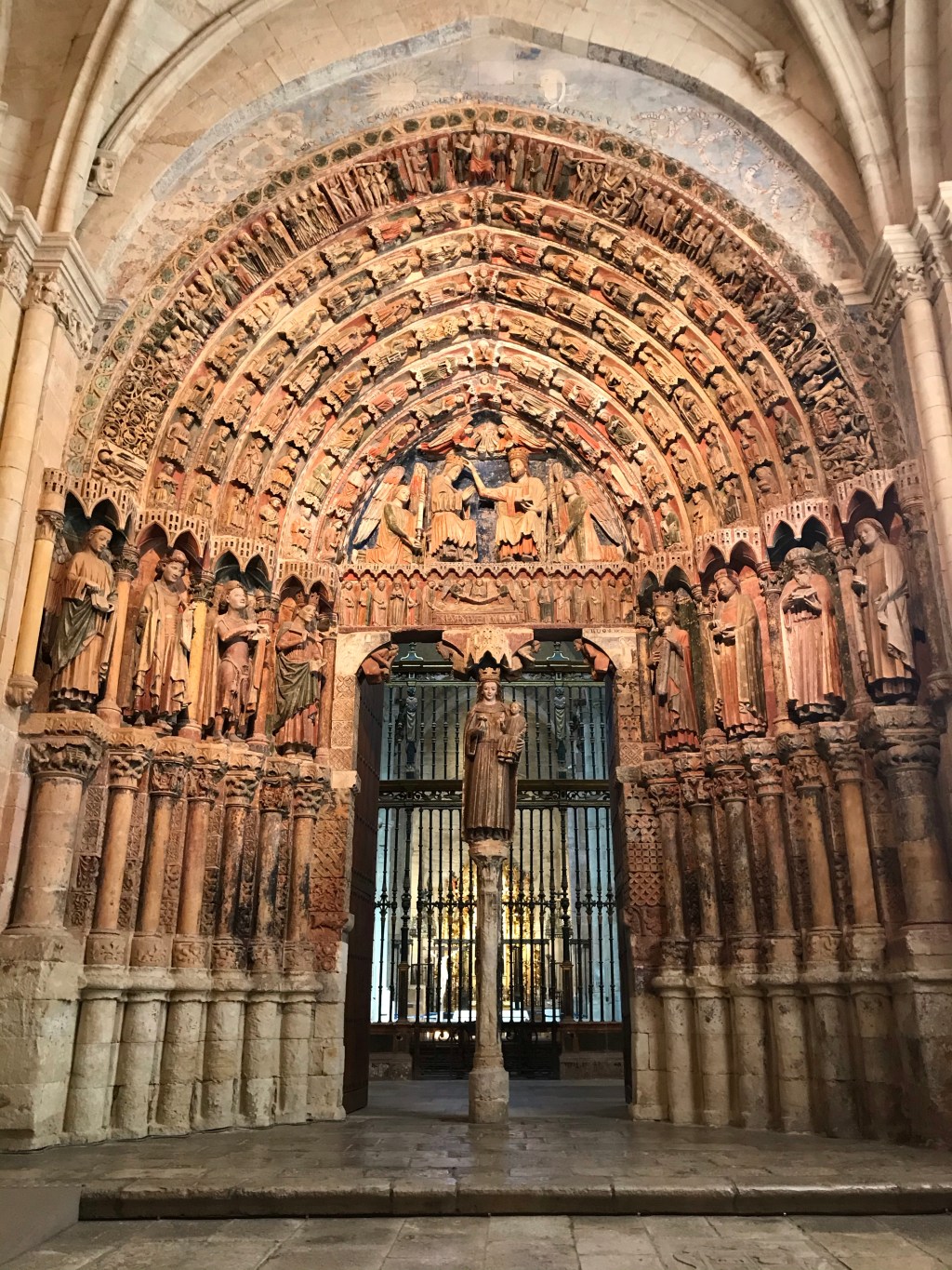 Colegiata de toro. Pórtico de la Majestad. Toro, Zamora, Castilla y&nbsp;León.