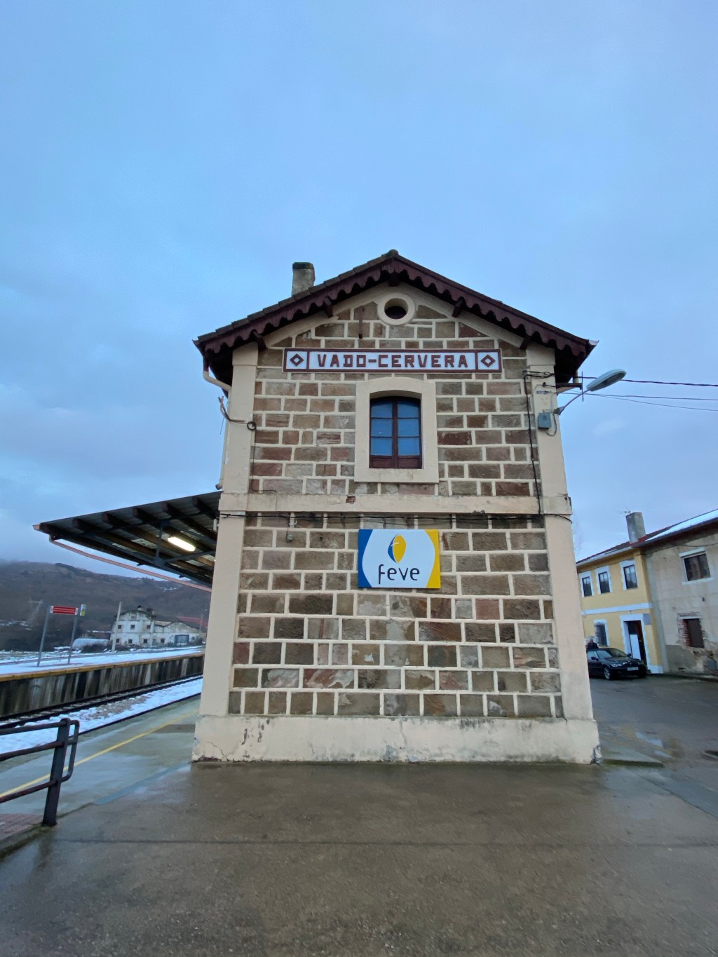 Estacion Feve Vado – Cervera. Cervera de Pisuerga. Palencia. Castilla y León.&nbsp;7.12.2021