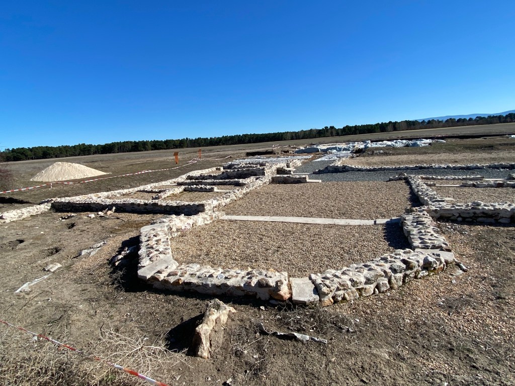 Villa Romana de Santa Lucía, en Aguilafuente. Segovia. Castilla y León.&nbsp;31.1.2022