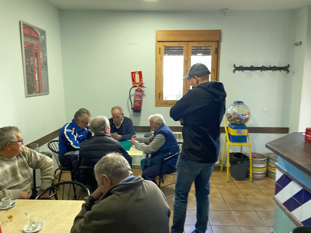 Partida de cartas en Bar de Alcalá de Moncayo. Zaragoza. Aragón.&nbsp;19.02.2023