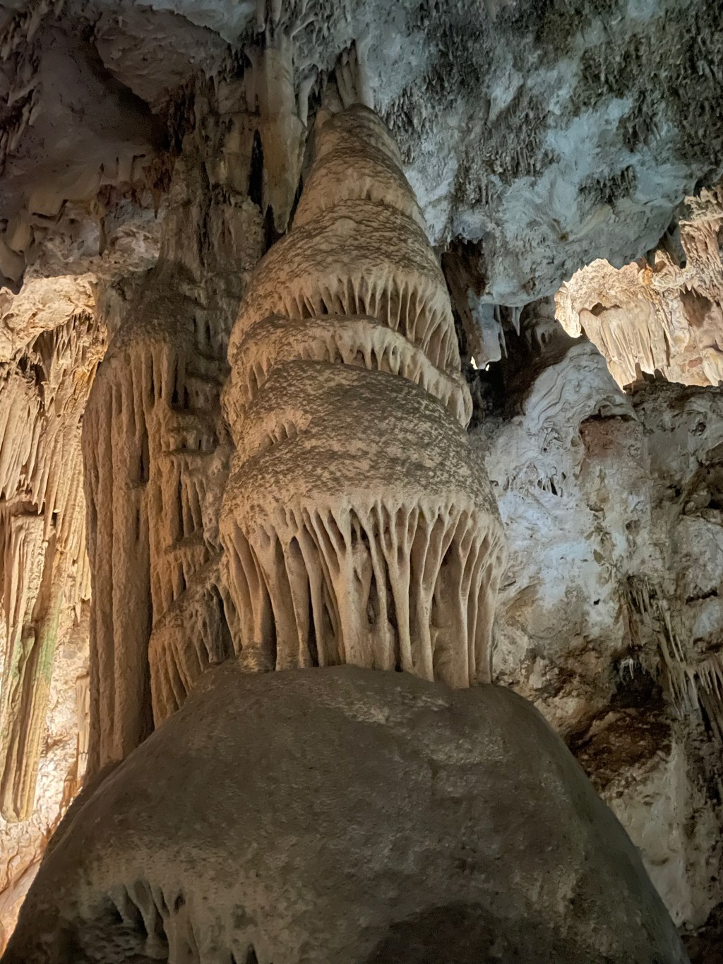 Detalles de las Cuevas de Nerja. Málaga. Andalucía.&nbsp;26.06.2024